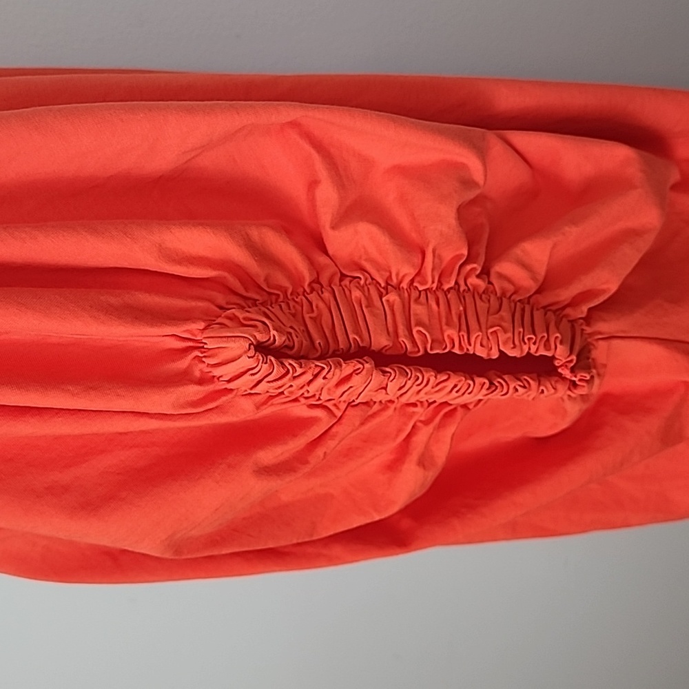 Zara Orange Blouson Oversized Tunic - Picture 4 of 8